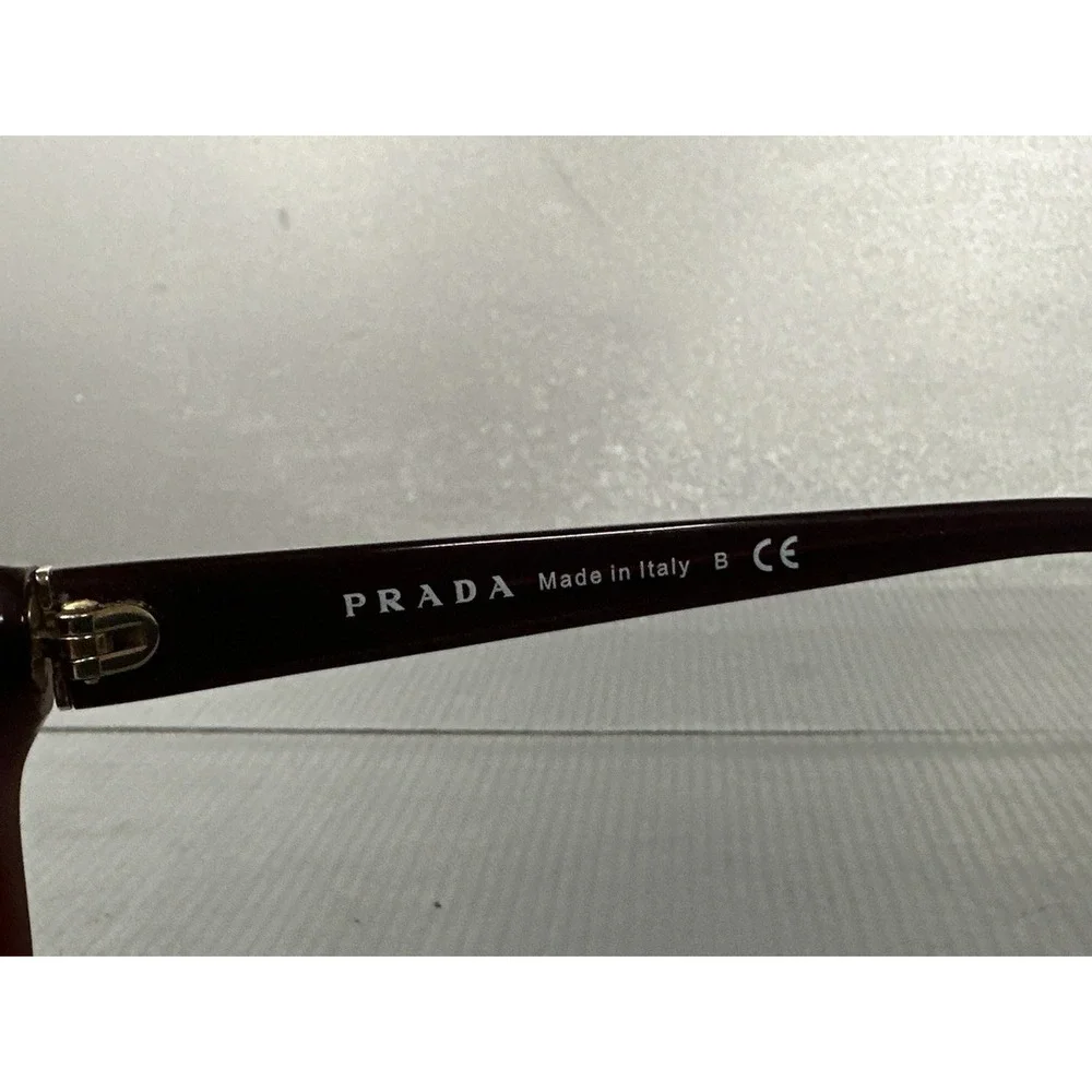 Authentic Prada SPR16P 54 MAX-OA5 140  Red Gradient Cat Eye only Frames Italy